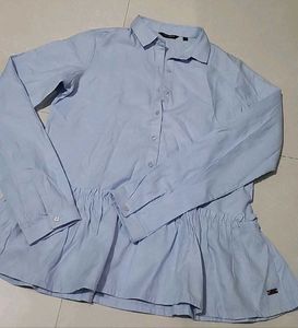Park Avenue Blue Formal Shirt | NO COINS PLEASE