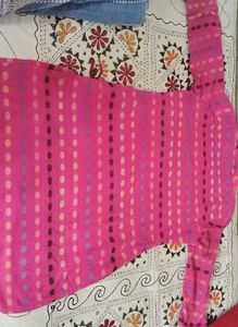 Pink Polka Dot Kurti