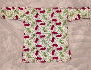 Floral Print Top 🍇✨