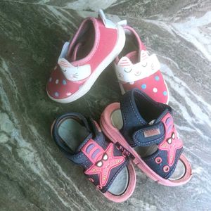 Cute Cat Toddler Shoes Combo