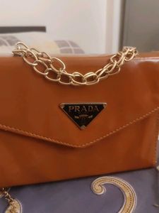 Prada Orange Crossbody Bag