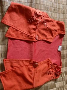 Cute Girl&#39;s Top &amp; Vest Set