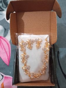 Brand New Necklace With Earring