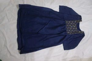 Pink Cotton Blend Dress Buy 1 Get Free