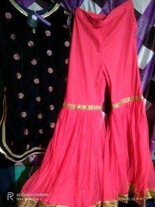 pure Velvet suit with Sharara💙💗