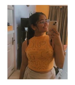 Halter Neck Cotton Top