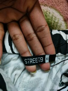 Zebra Print Cargo With Black Belt