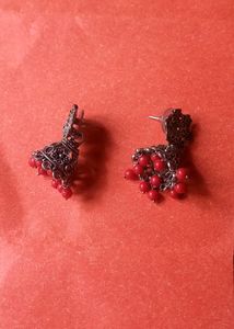 Owmen , Girls Two Chains And Ear Rings Combo