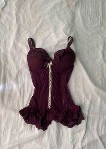 It's A Laced Purple Cami Top