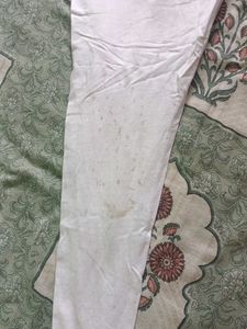 White Cotton Leggings