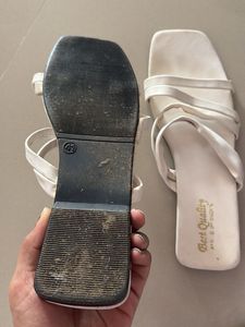 White Strappy Sandals