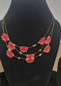 Lotus Charm Necklace