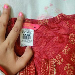 New Red Kurta