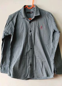 Grey Shirt Full Sleeves For 12- 13 Year Old Boy