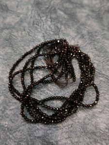 Black Beaded Necklace