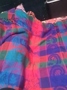 Multicolor Heavyweight Shawl For Heavy Winter