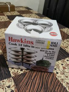 New Hawkins Idli Stand for 5L Cooker, 12 Idlis