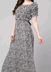 Off-the-Shoulder Ruffle Dress