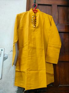 Yellow Kurta For Boys