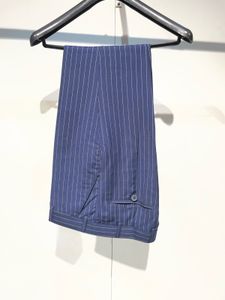 Virat kohli inspired striped double breasted suit