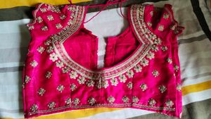 Party Wear Sari With Blouse