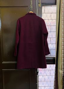 Beautiful Maroon Overcoat