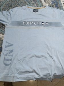 T-Shirt, With Blue Colour. Size:-40-45