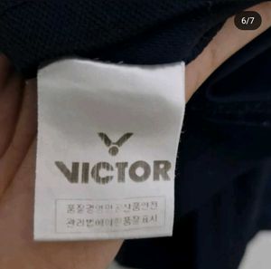 VICTOR BADMINTON TSHIRT ( BLACK )