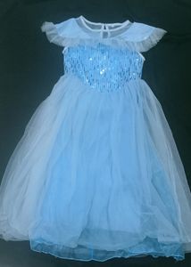 Brand New Frozen Blue Gown For Girls