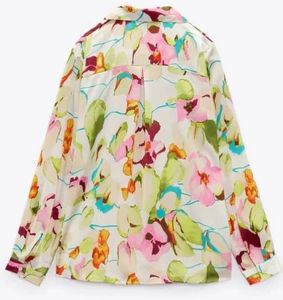 Zara Floral Print Button-Down Shirt