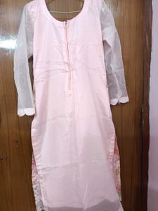 Floral Embroidered Indian Kurti Dress