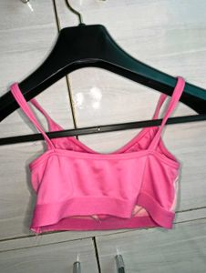 Pink Sports Bra