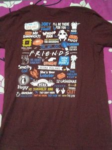 Friends maroon T-shirt (twice used)