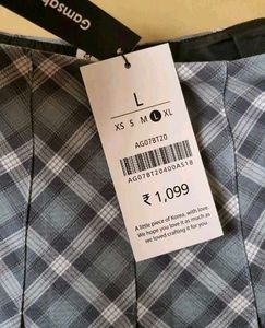 Pleated Plaid Mini Skirt