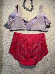 Lace Panties and Bra Set