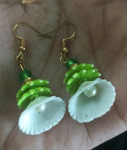 Cute Green Earrings