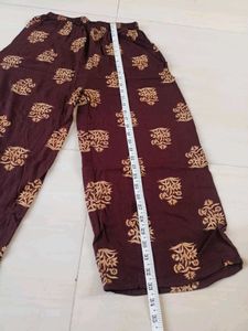 Brown Printed Kurta Set 😍