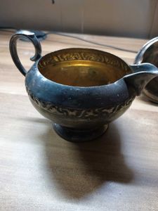 Small Vintage Silver Plated Creamer