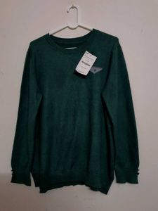 Forest Green Knit Sweater