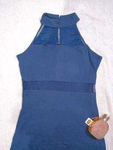 Myntra Blue Bodycon Dress 👗