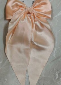 Blue Bow Hair Tie
