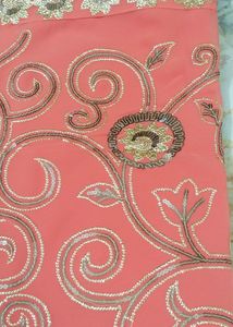 Heavy Sequence Work saree... 1 time used only..