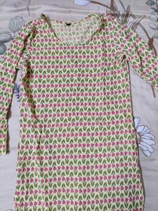Tulips Print Kurti