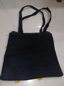 Embroidered Folk Art Tote Bag