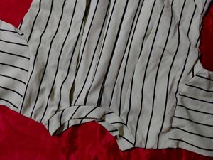 Striped Lace Top