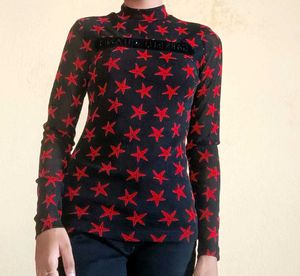 Shimmering Party Wear Top