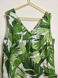 Tropical Print Midi Sundress