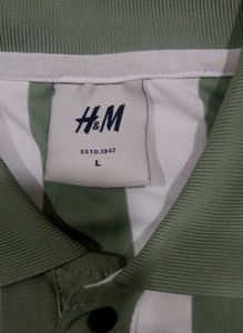 Striped H&amp;M Polo t-Shirt