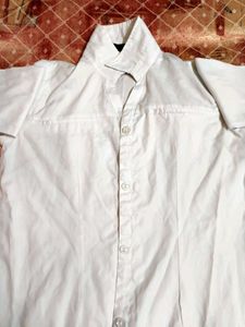 Classic White Cotton Long Shirt | Elegant Style