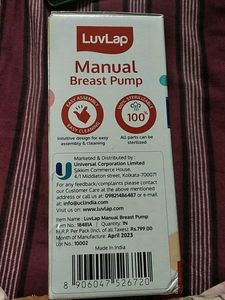 LuvLap Manual Breast Pump